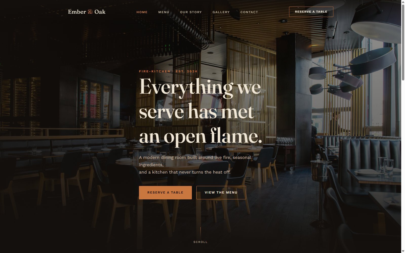 Restaurant Websites