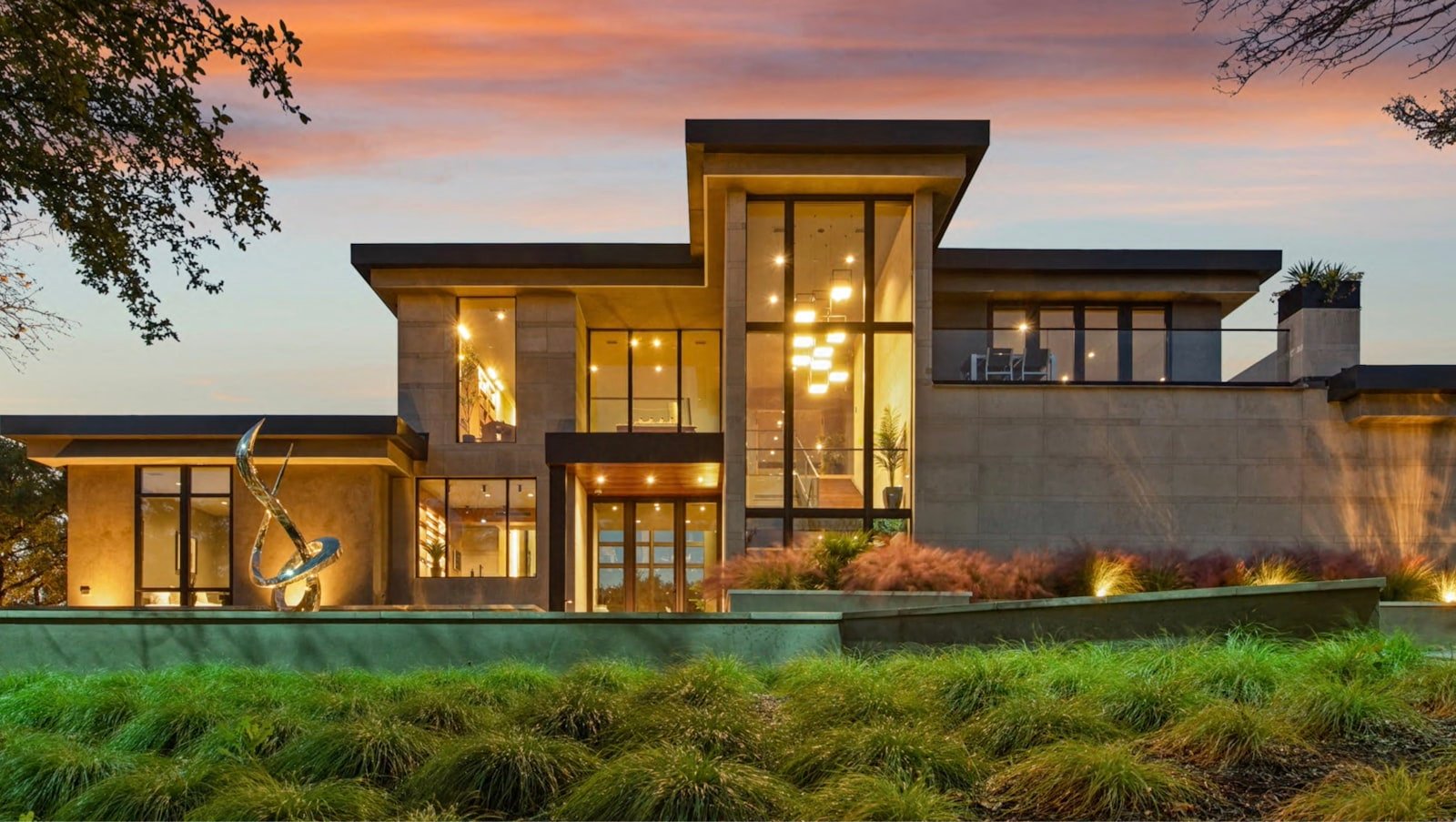 Ridgeline Modern villa exterior