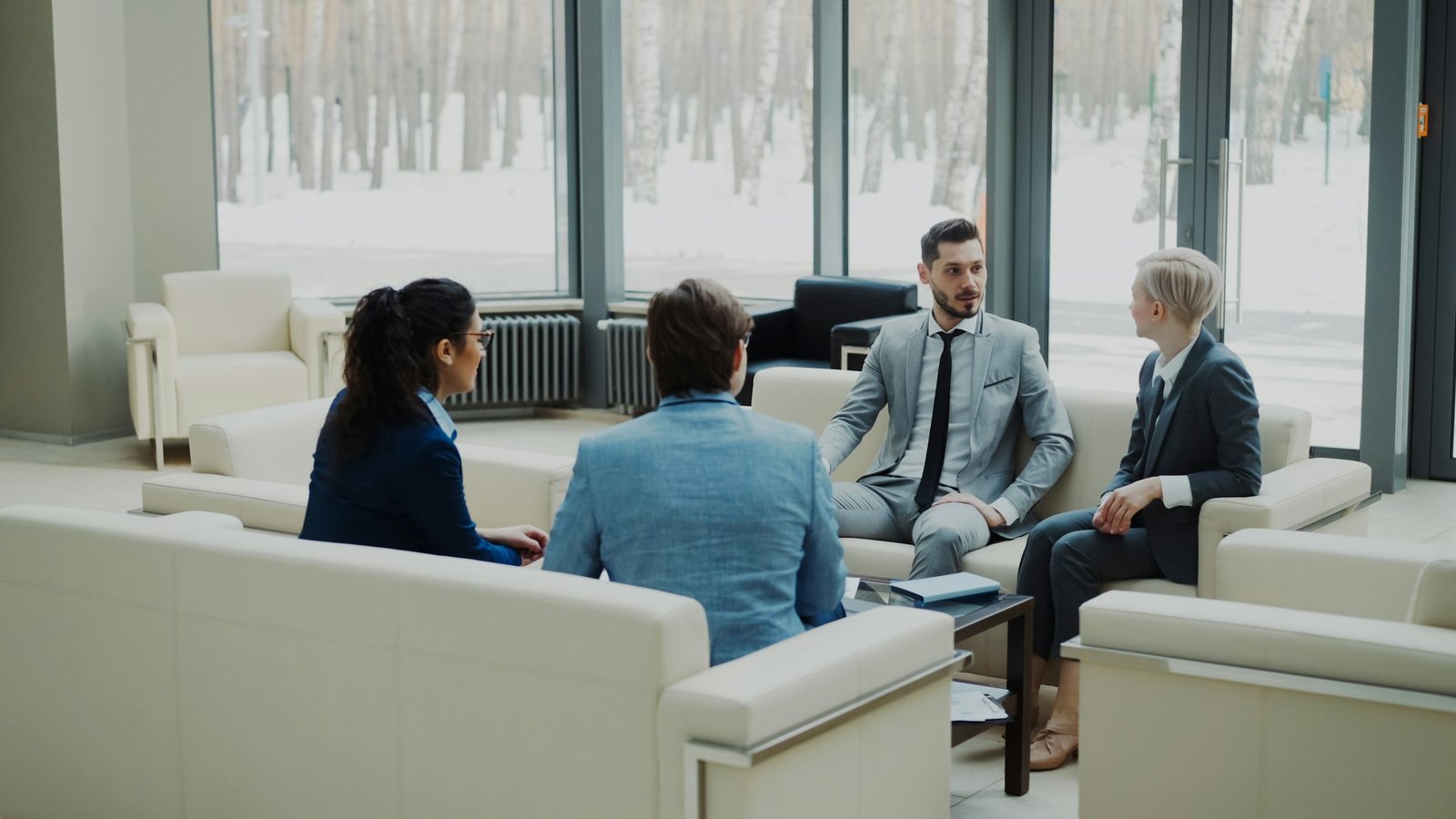 A Meridian Accounting client consultation