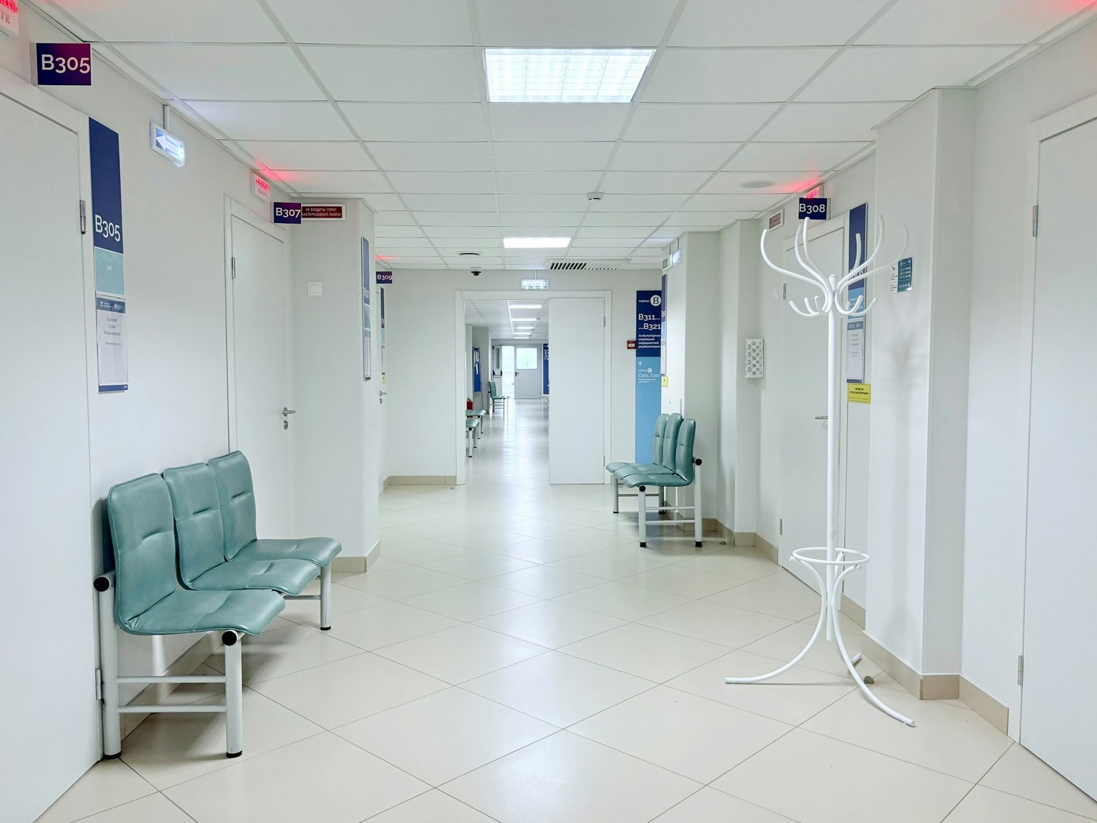 Orthopedics wing corridor